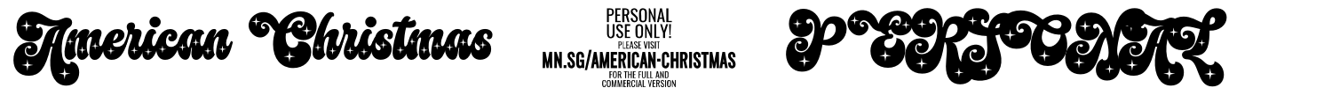 American Christmas 2 PERSONAL Demo