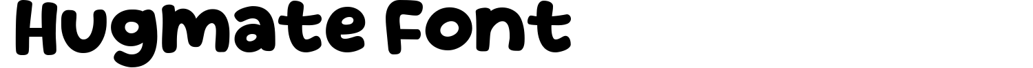 Hugmate Font Demo