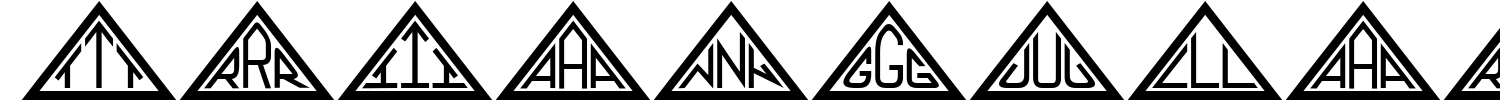 Triangular Monogram Demo