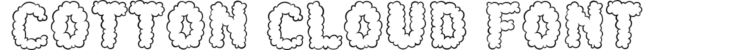 Cotton Cloud Font Demo