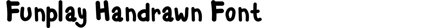 Funplay Handrawn Font Demo