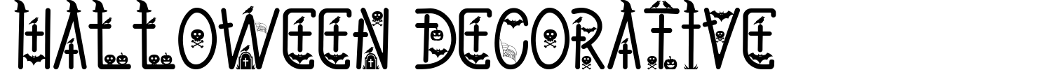 Halloween Decorative Font Demo