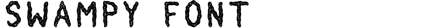 Swampy Font Demo