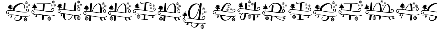 Stunning Christmas Monogram Demo