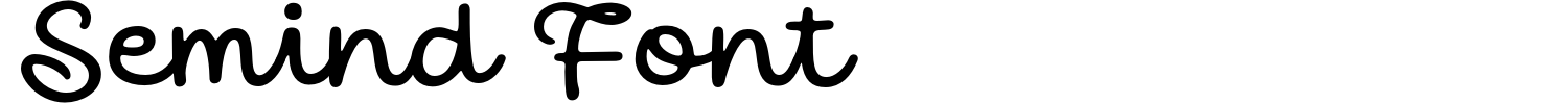 Semind Font Demo