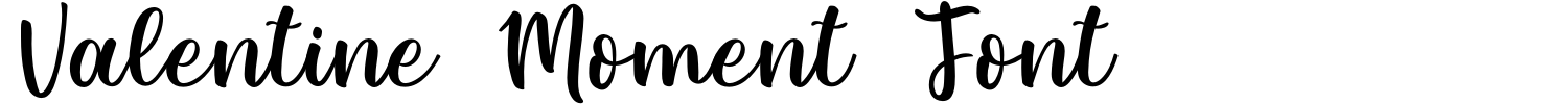 Valentine Moment Font Font Demo