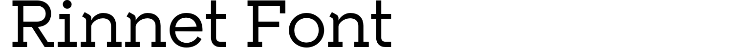 Rinnet Font Demo