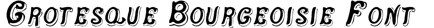 Grotesque Bourgeoisie Font Font Demo