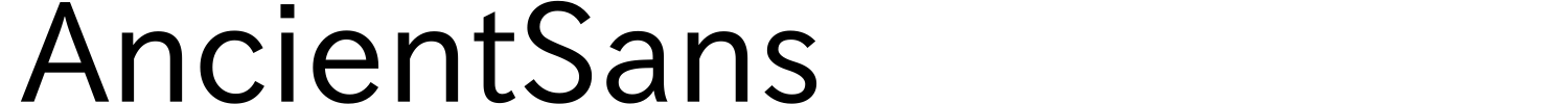 AncientSans Font Demo