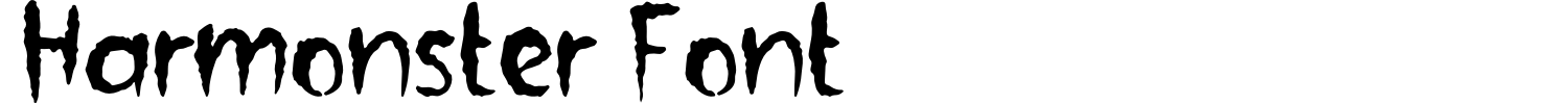 Harmonster Font Demo