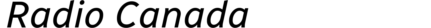 Radio Canada Font Demo