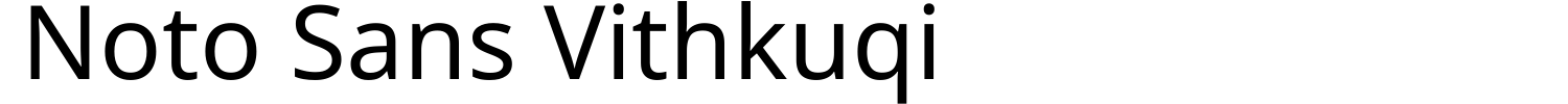 Noto Sans Vithkuqi Font Demo