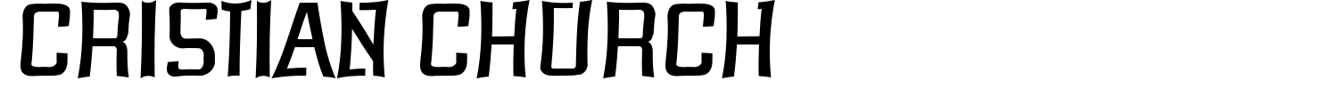 Cristian Church Font Demo