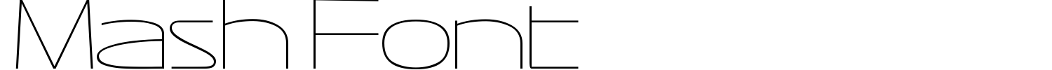 Mash Font Demo