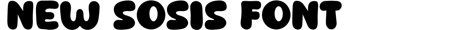 New Sosis Font Demo