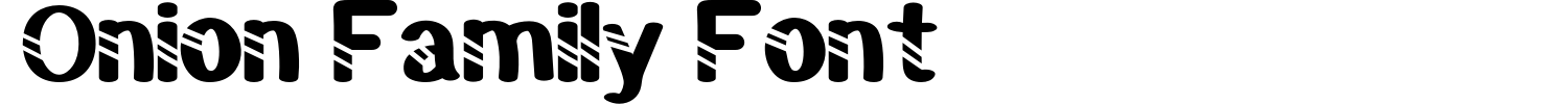 Onion Family Font Demo