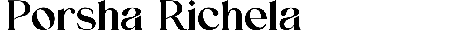 Porsha Richela Font Demo