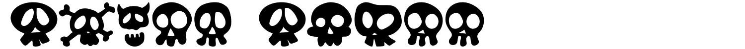 Scary Skull Font Demo