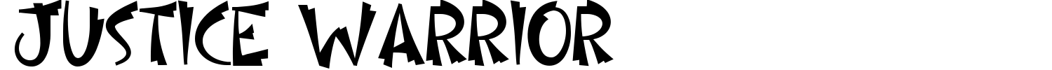 Justice Warrior Font Demo