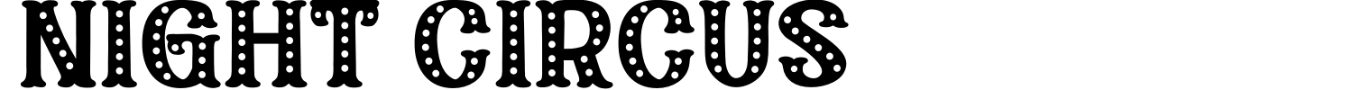 Night Circus Font Demo