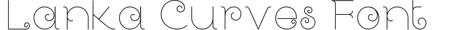 Lanka Curves Font Font Demo