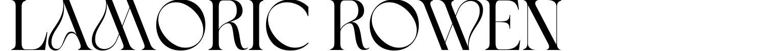 Lamoric Rowen Font Demo