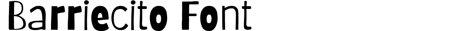 Barriecito Font Demo