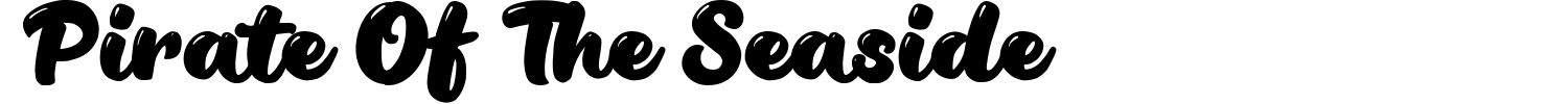 Pirate Of The Seaside Font Demo