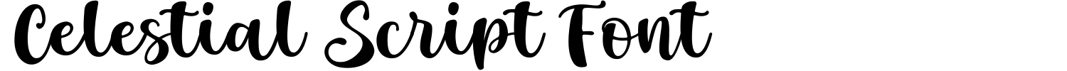 Celestial Script Font Demo