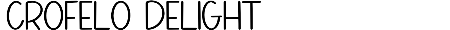 Crofelo Delight Font Demo