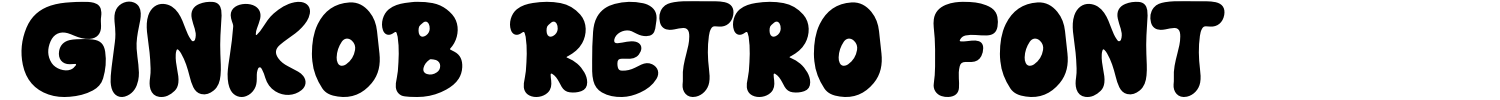 Ginkob Retro Font Demo