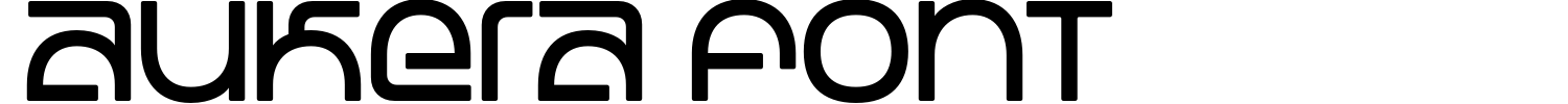 Aukera Font Demo