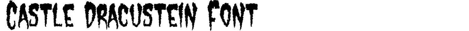 Castle Dracustein Font Demo