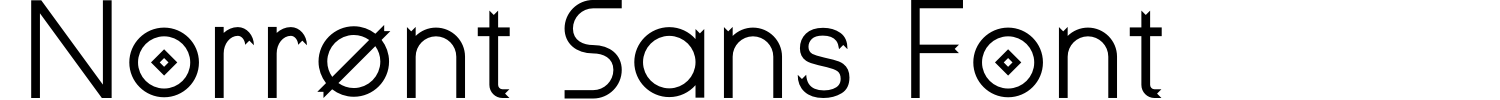 Norrønt Sans Font Demo