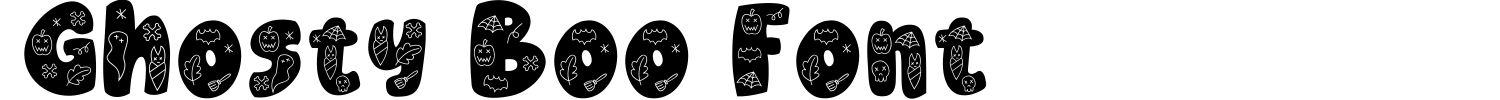 Ghosty Boo Font Demo