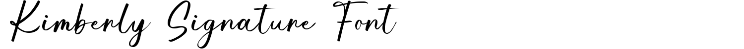 Kimberly Signature Font Font Demo