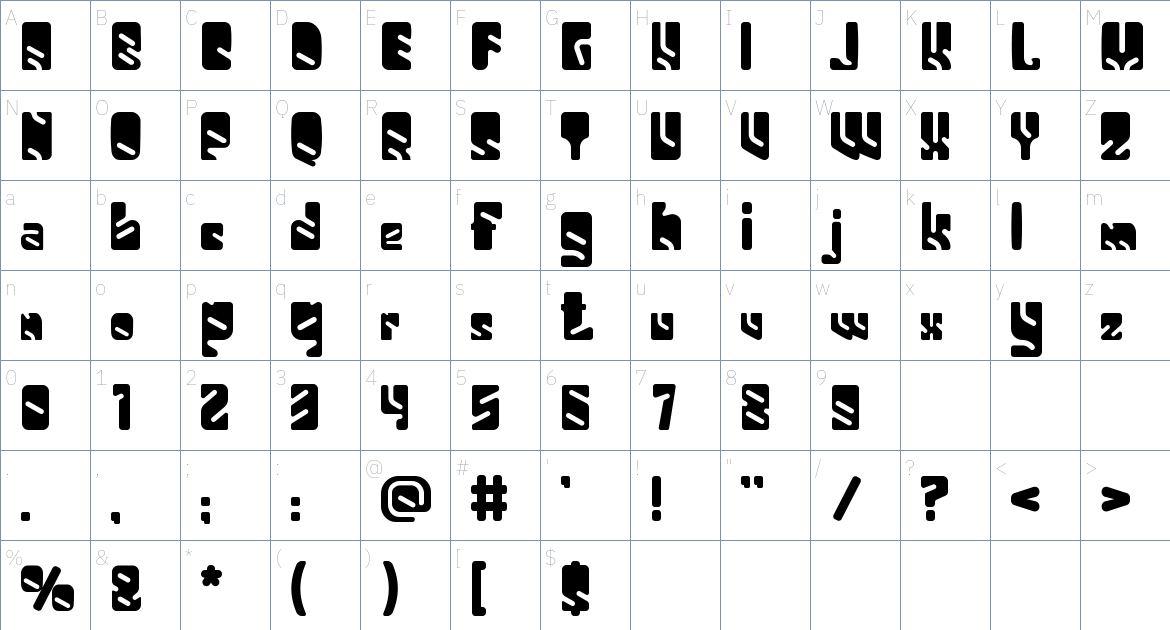 Ashoka Font font Character Map