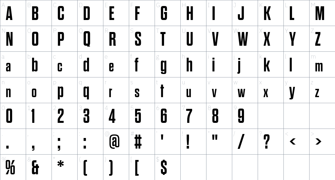 Queering V2 Font font Character Map