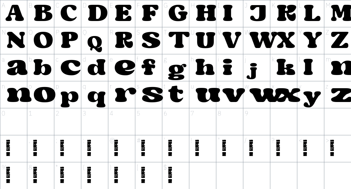 Marie Queen Font font Character Map