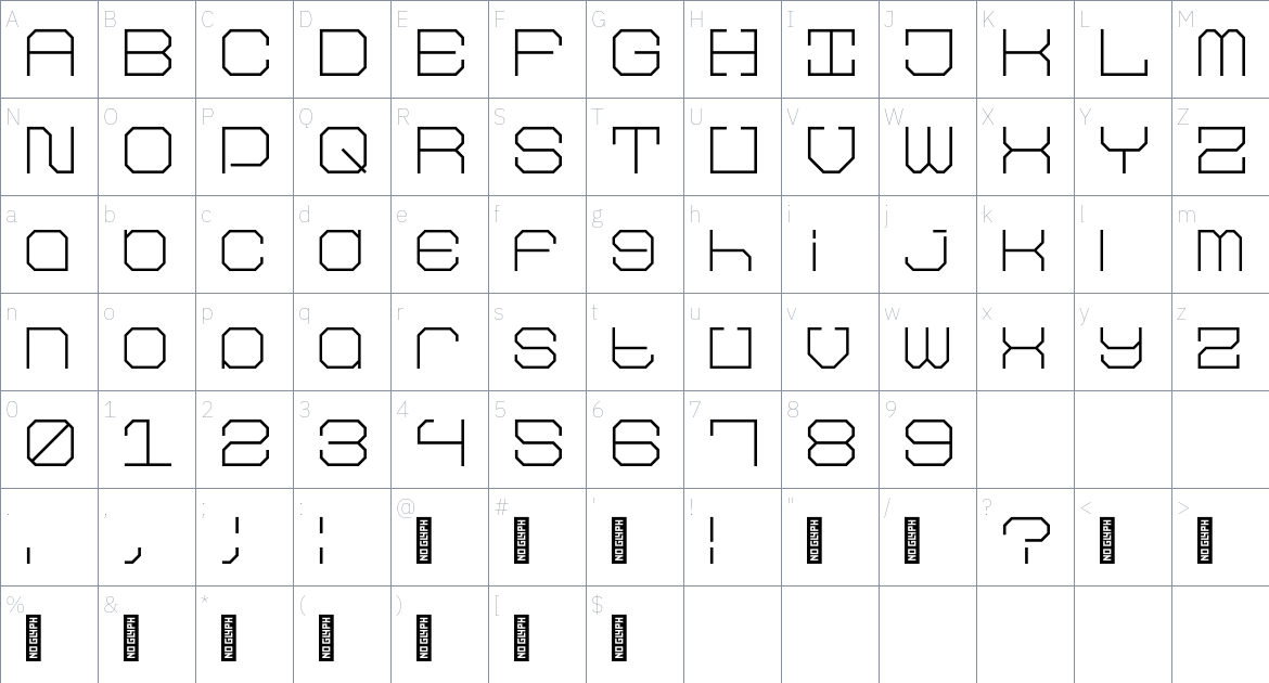 Amari Font 23/100 font Character Map