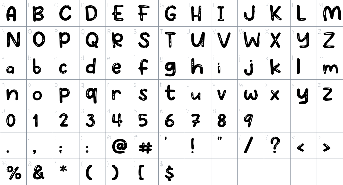 Apasih font Character Map