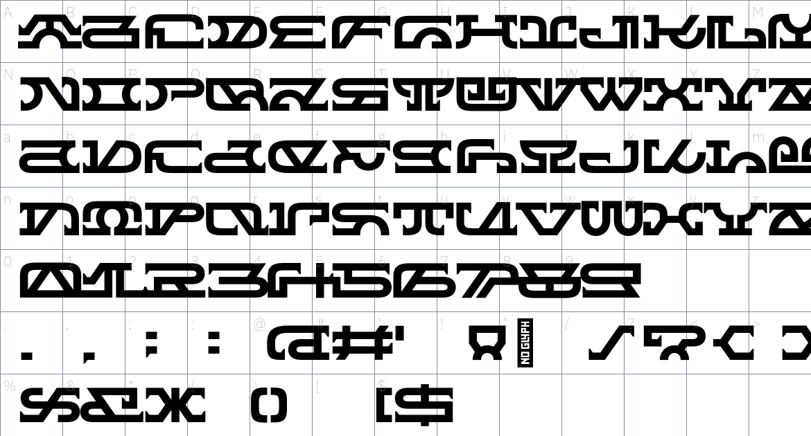 Ancestral Recall Font font Character Map