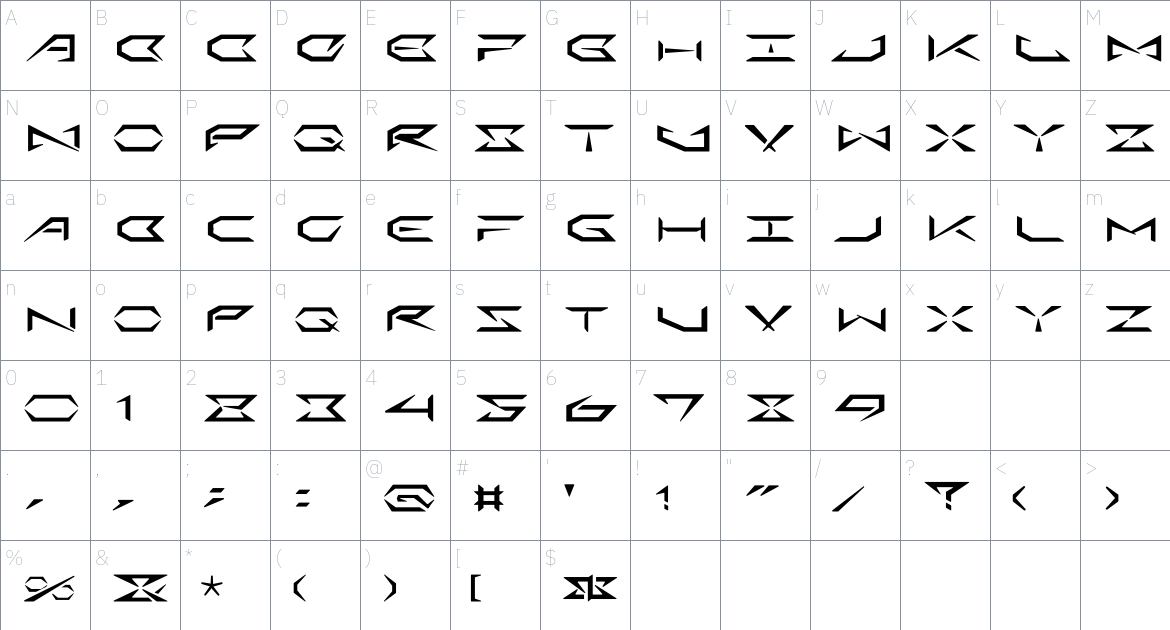 23:59 Font font Character Map