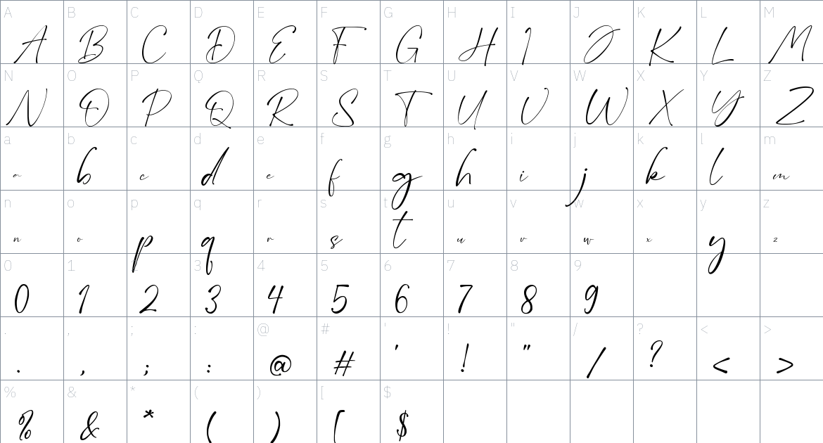 Amstajul Bafett Font font Character Map