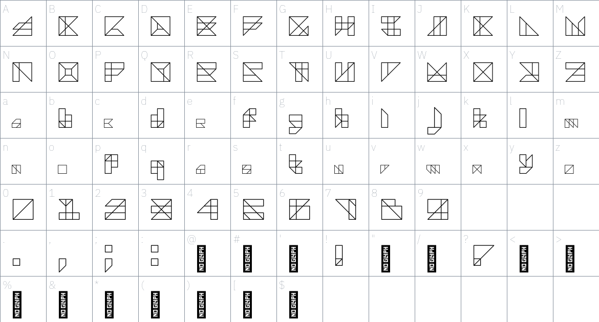 Amari Font 27/100 font Character Map