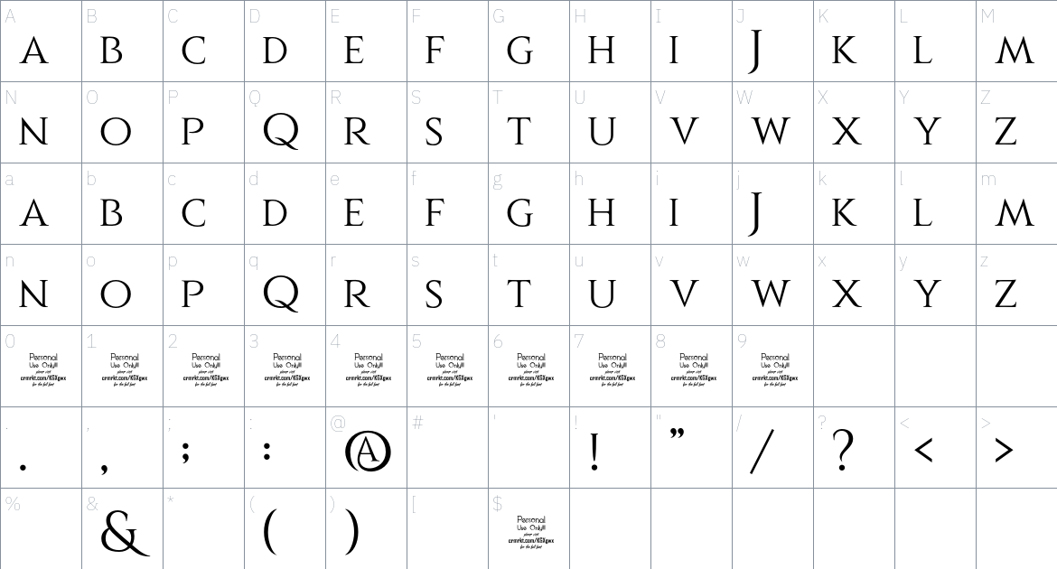 Qardoos Font font Character Map